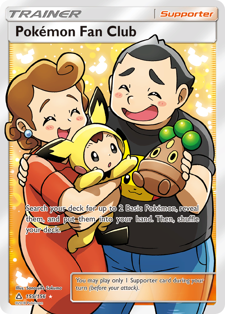 Ultra Prism Pokemon Fan Club #155/156